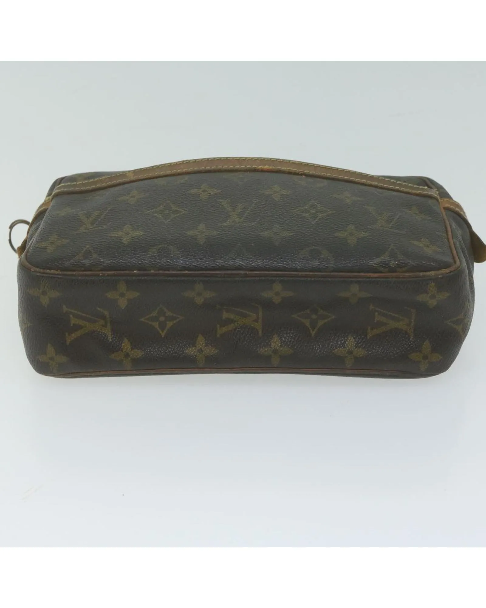 Monogram Canvas Clutch Bag with Zipper - France Made