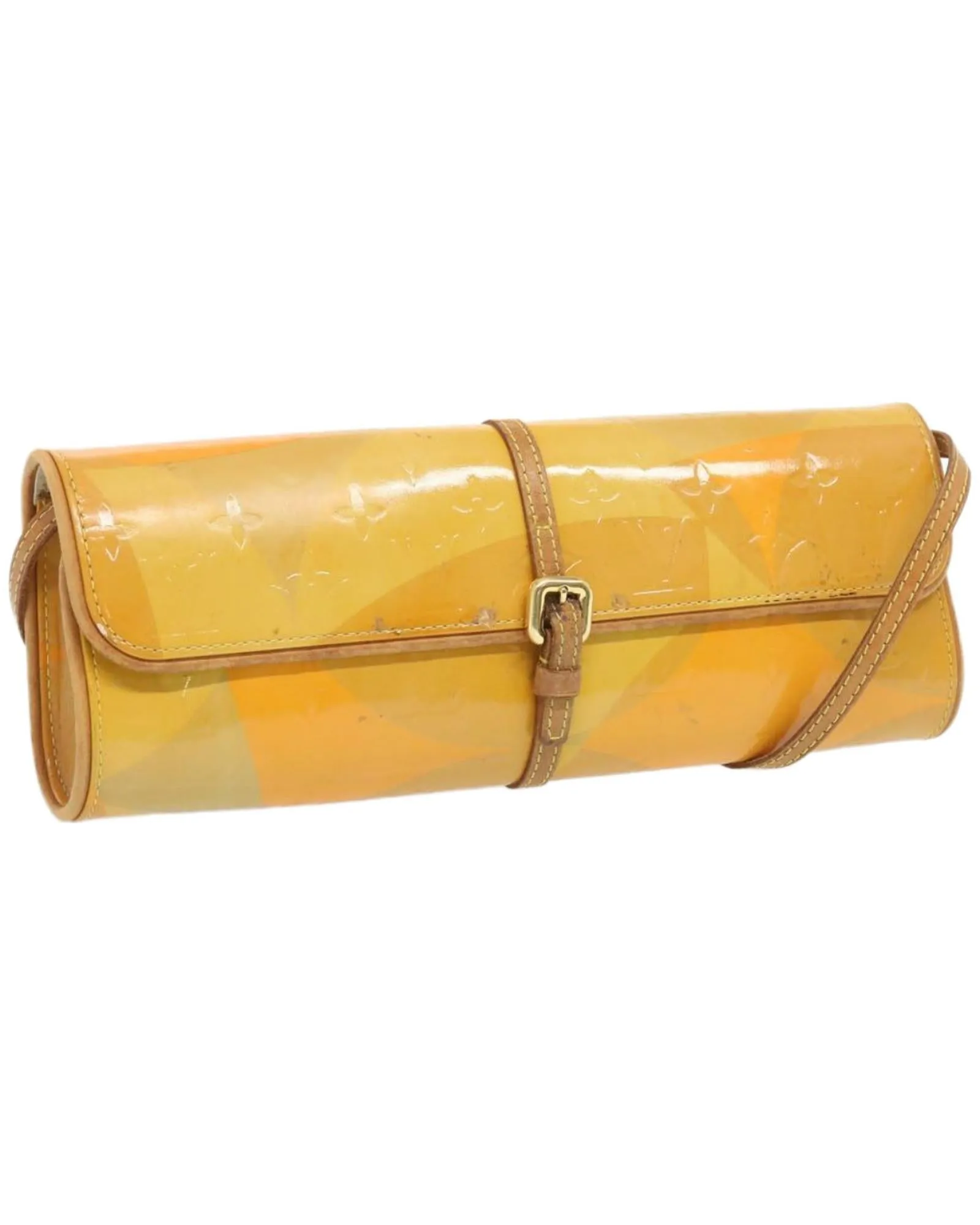 Monogram Vernis Pochette Fleur Bag with Authenticity Certificate