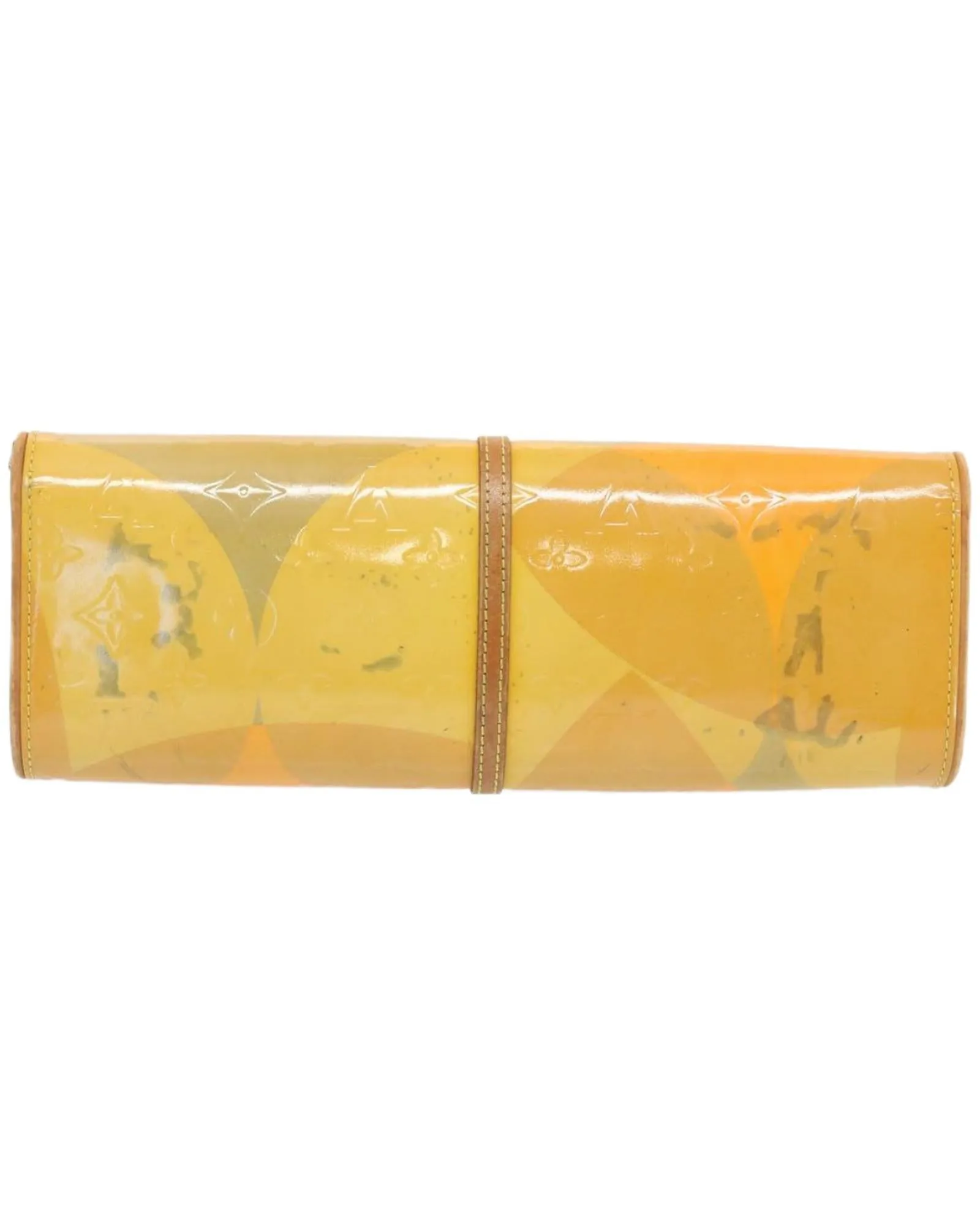Monogram Vernis Pochette Fleur Bag with Authenticity Certificate