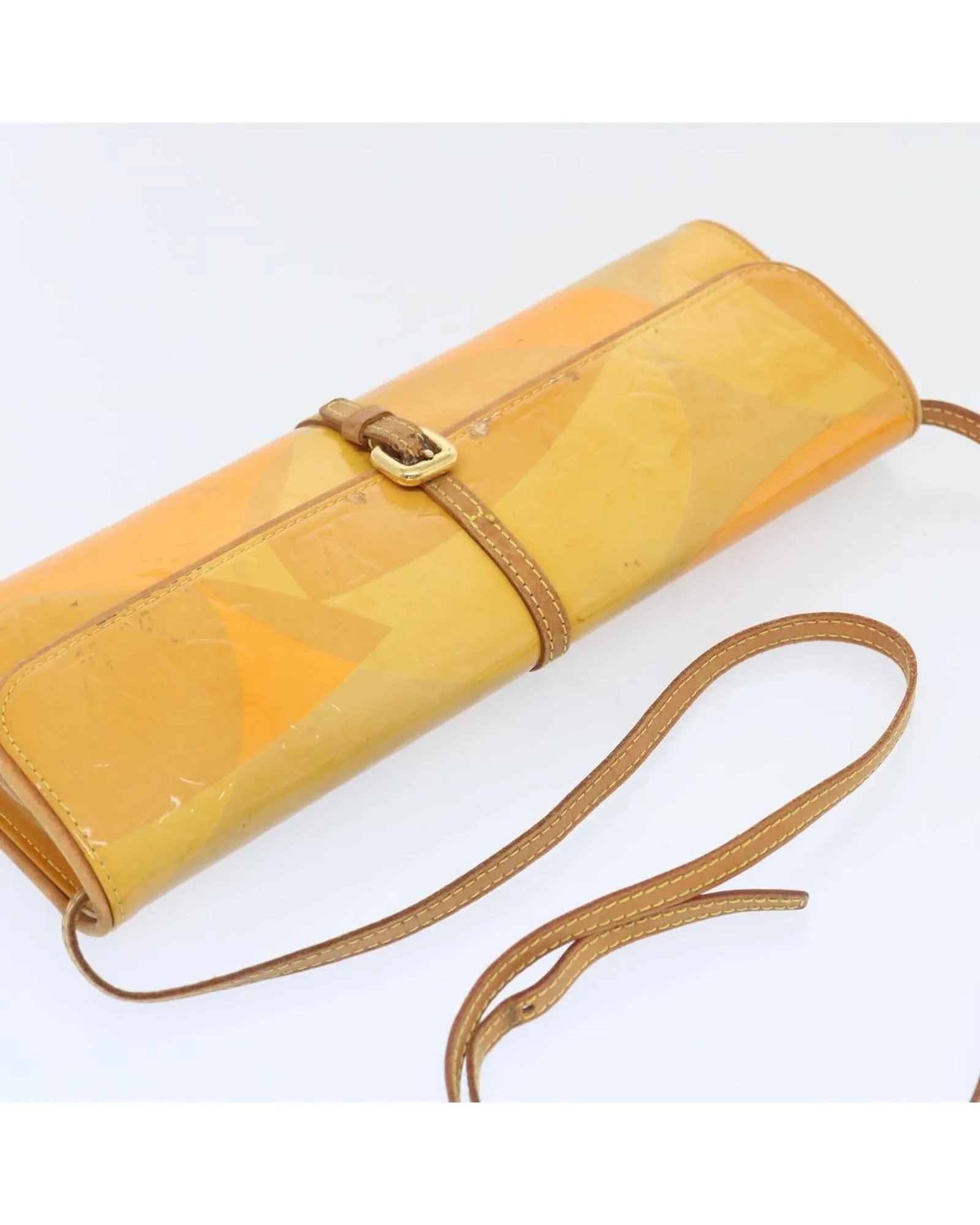 Monogram Vernis Pochette Fleur Bag with Authenticity Certificate