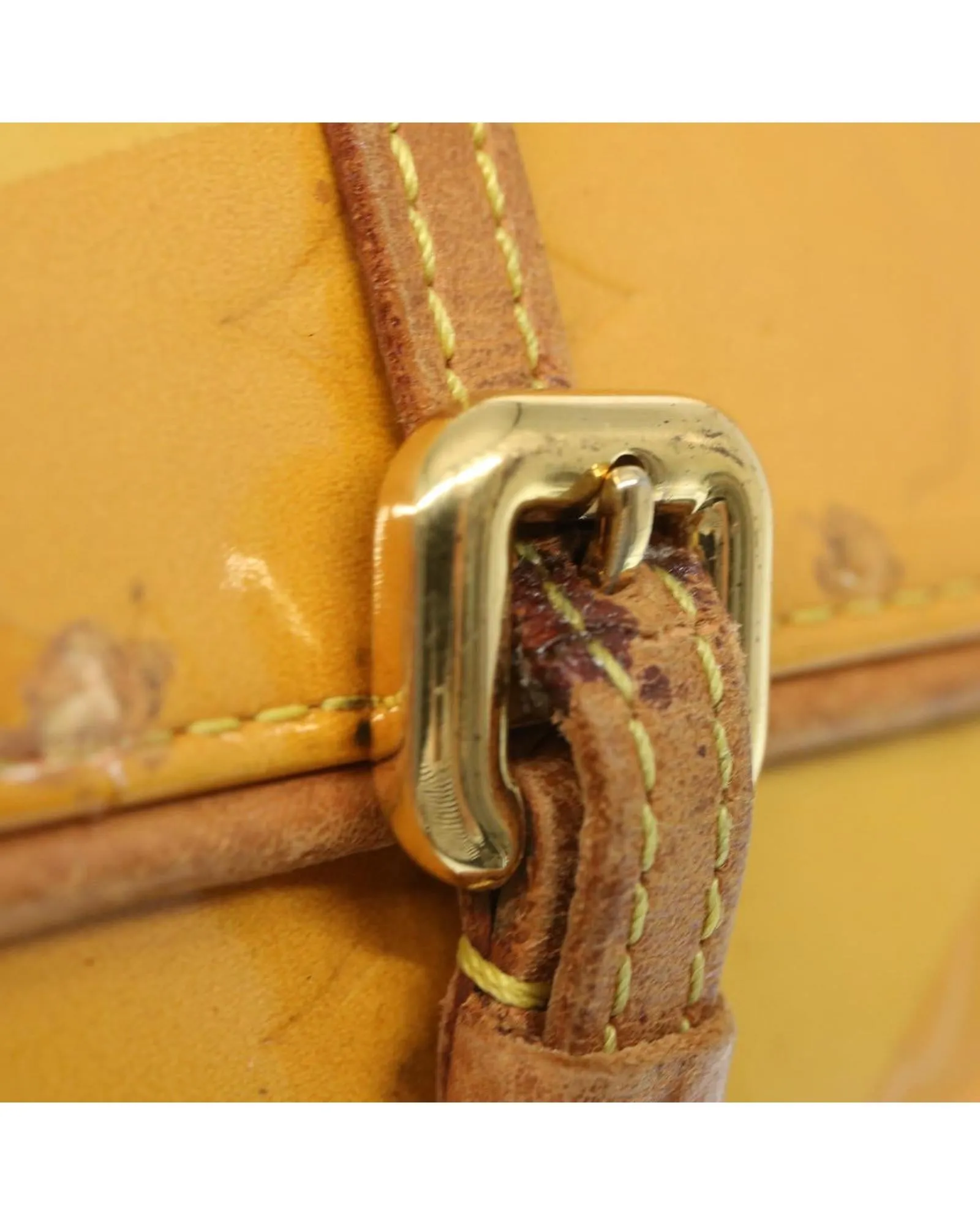 Monogram Vernis Pochette Fleur Bag with Authenticity Certificate