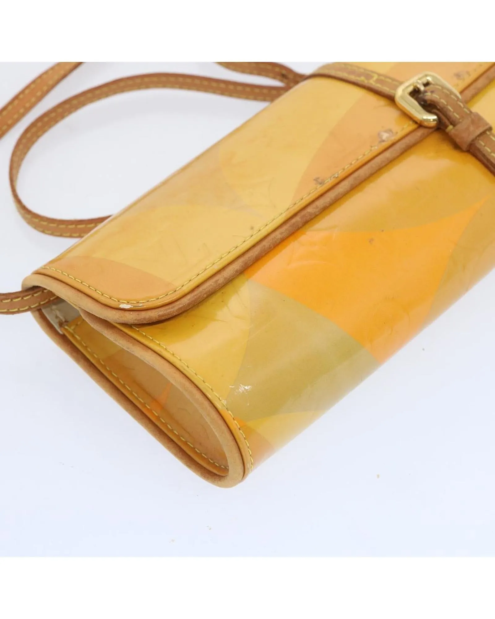 Monogram Vernis Pochette Fleur Bag with Authenticity Certificate
