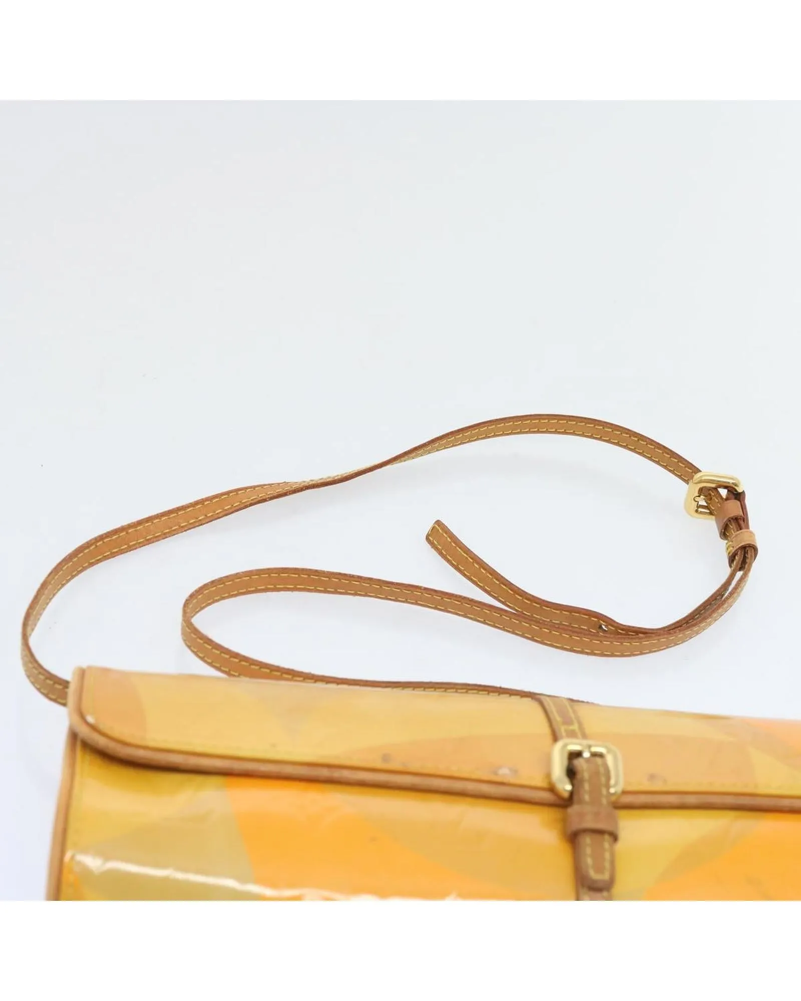 Monogram Vernis Pochette Fleur Bag with Authenticity Certificate