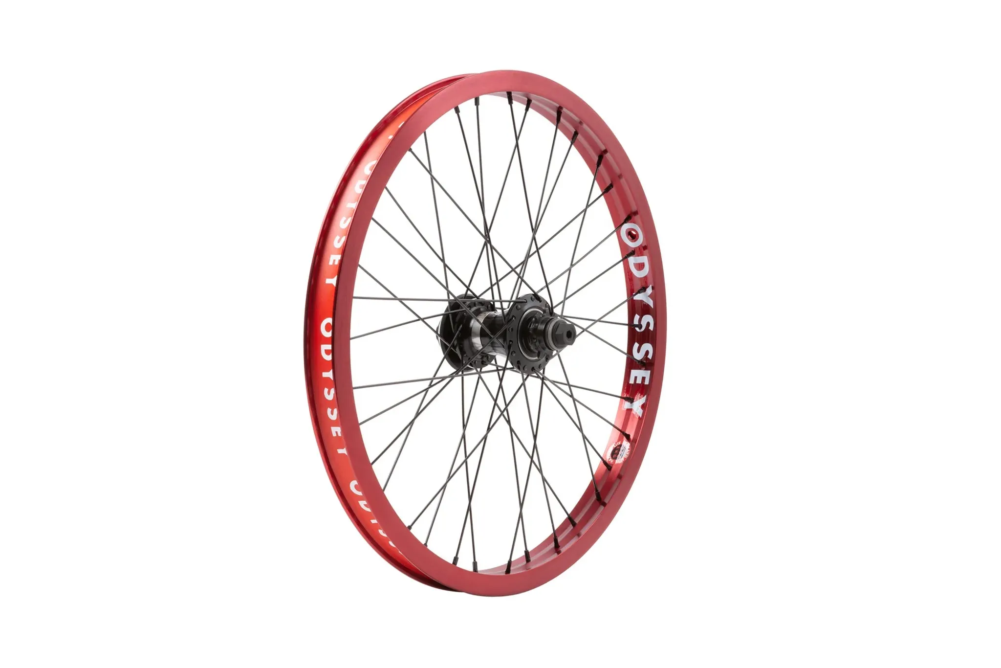 Odyssey BMX Hazard Lite Clutch V2 Freecoaster RHD Rear Wheel - Anodized Red