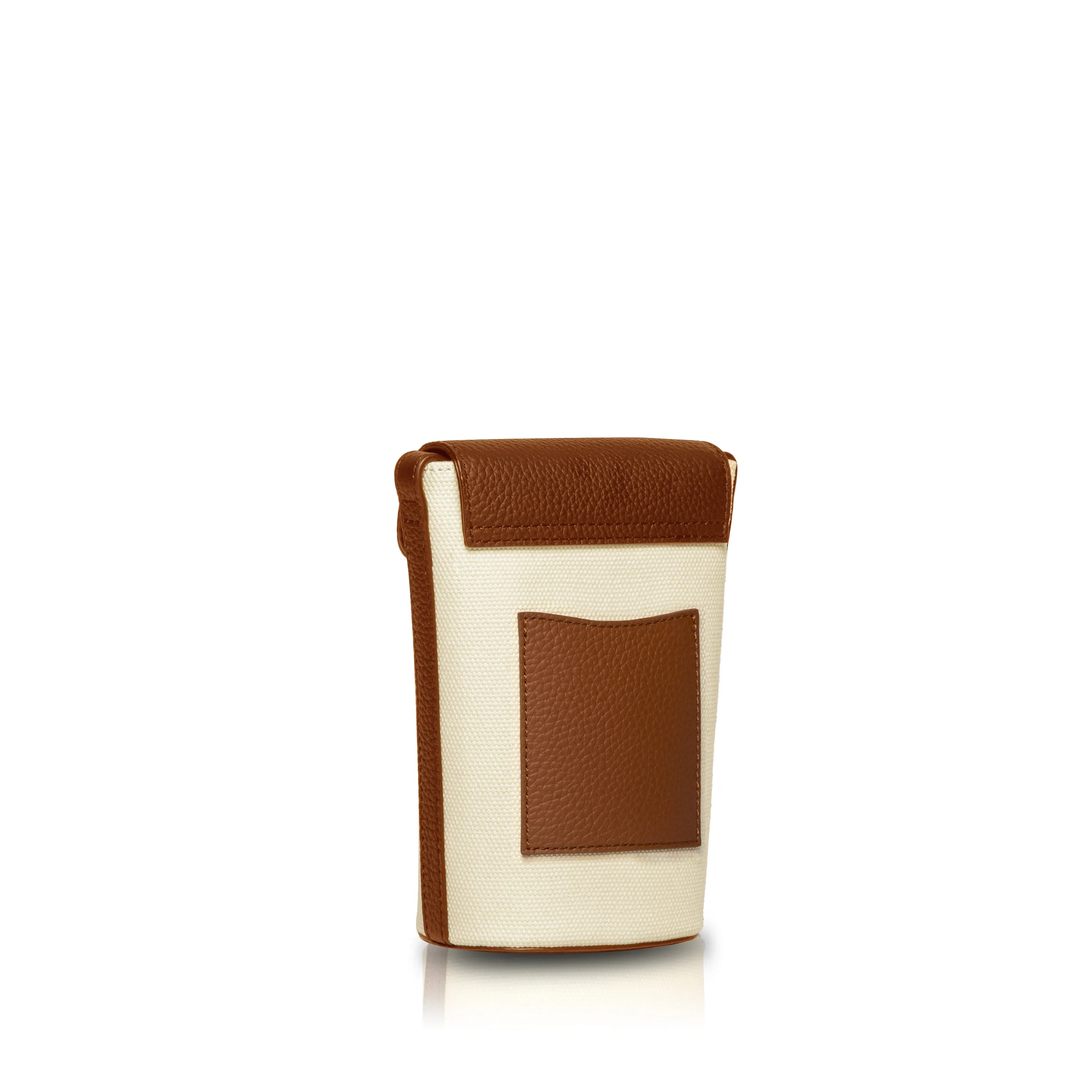 Penguin Cellphone Crossbody Bag - Cream/Brown