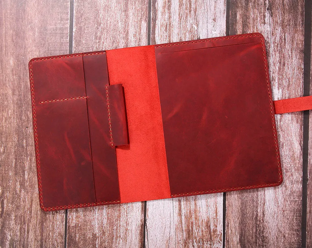 Personalized A5 Leather Legal Pad Padfolio Portfolio