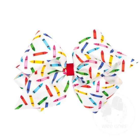 Printed School Print King Clip