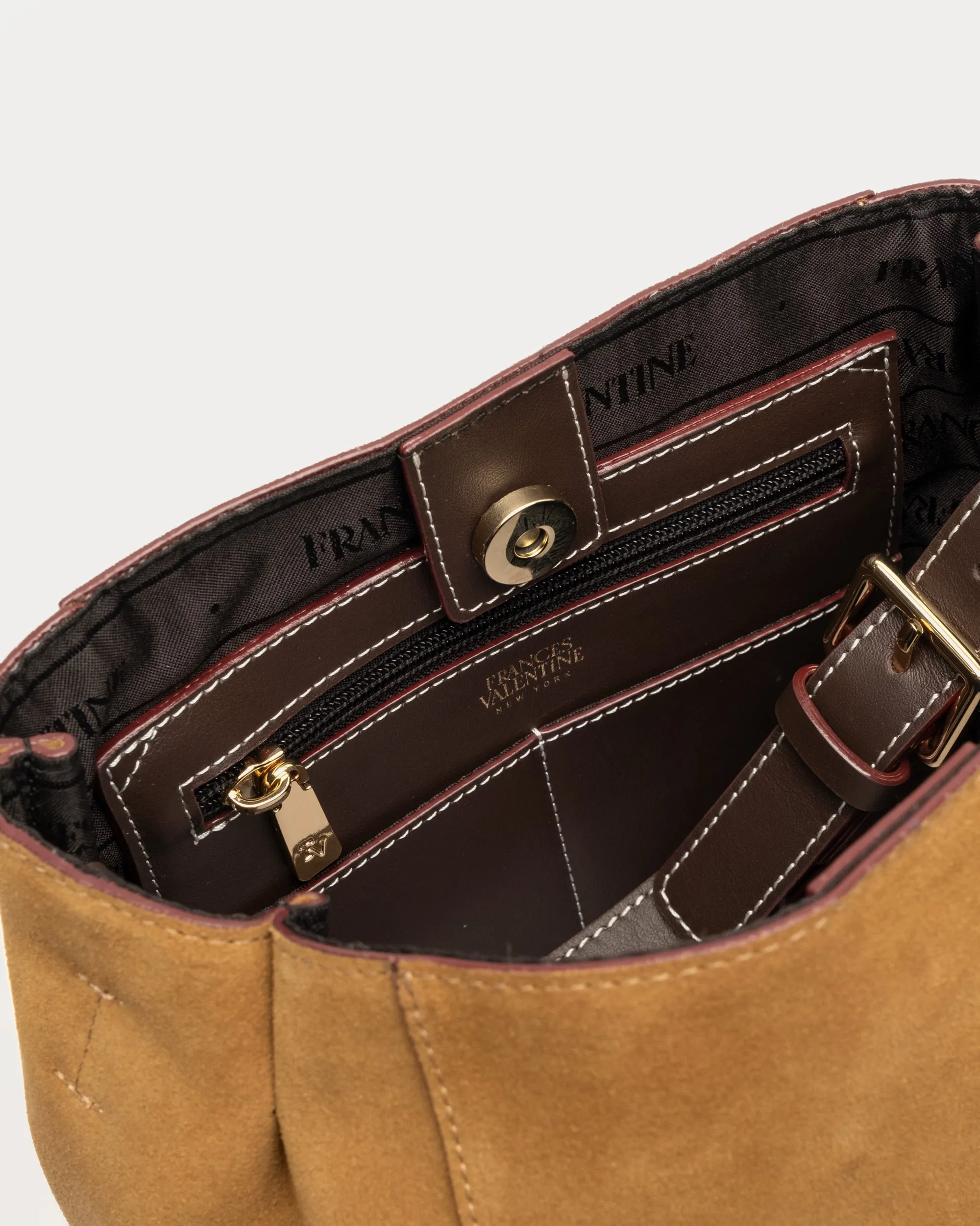 Small June Suede Hobo Shoulder Bag