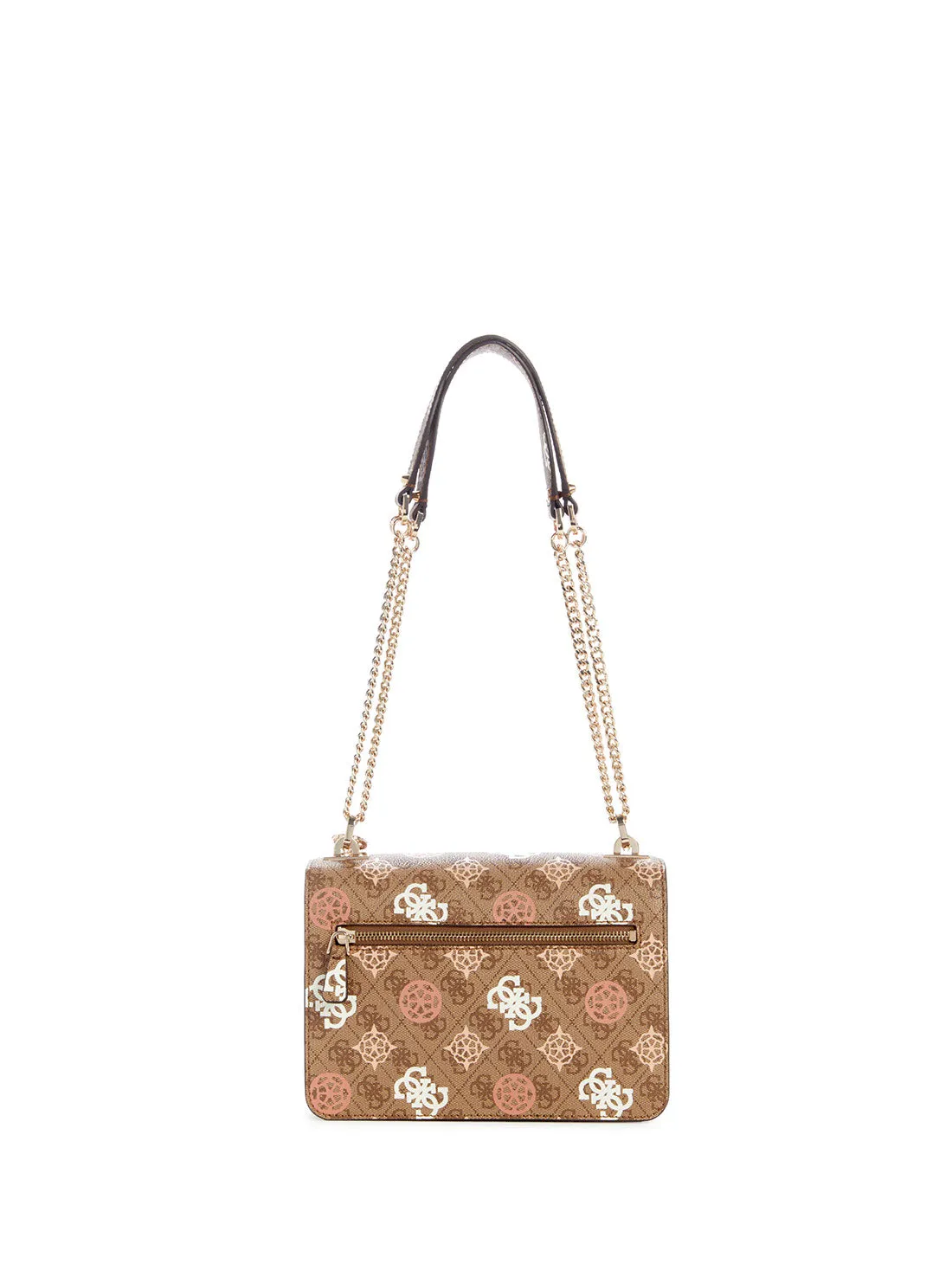 Tan Beige Logo Eliette Crossbody Bag
