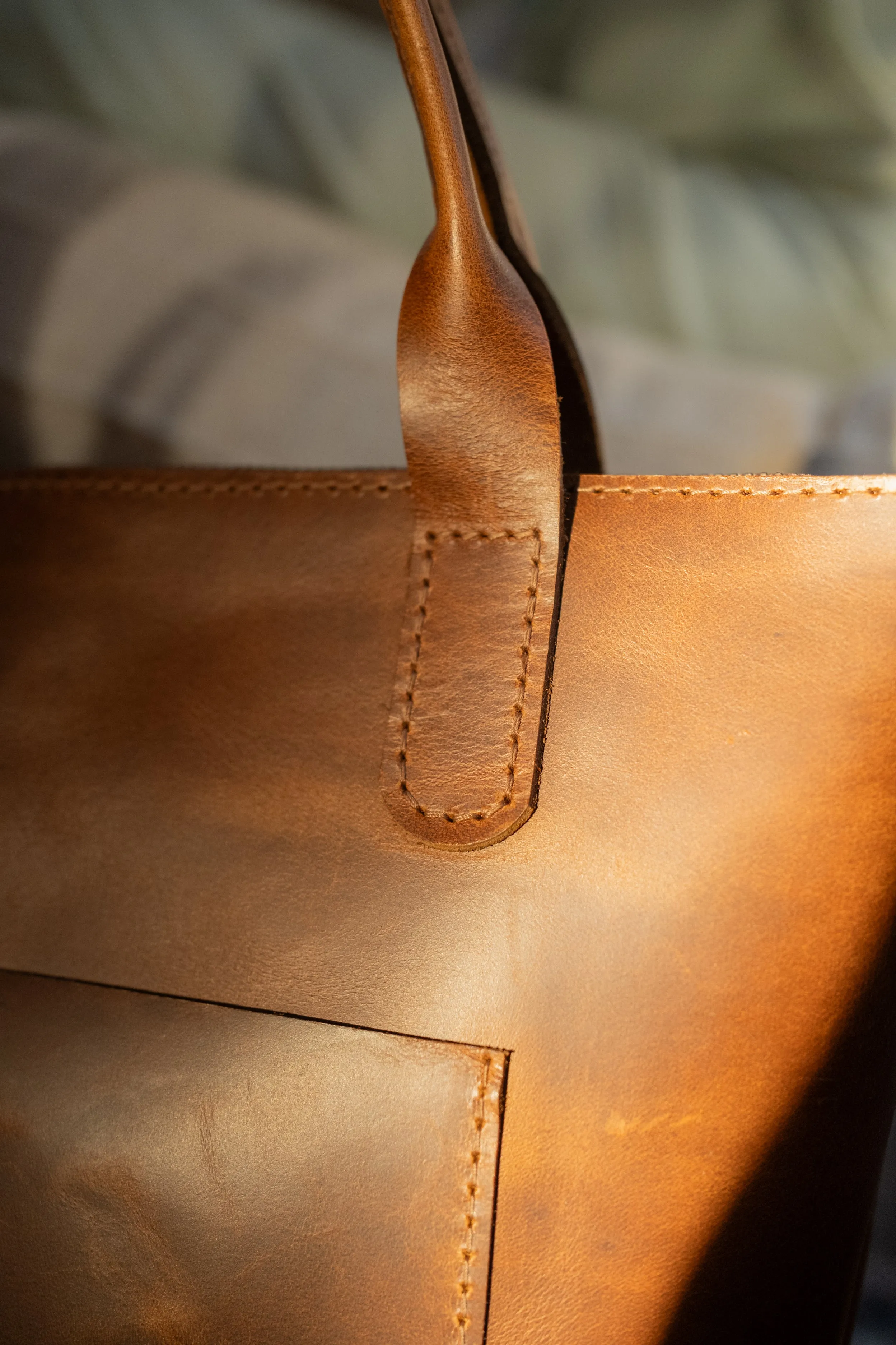The Crossbody Tote in True Brown