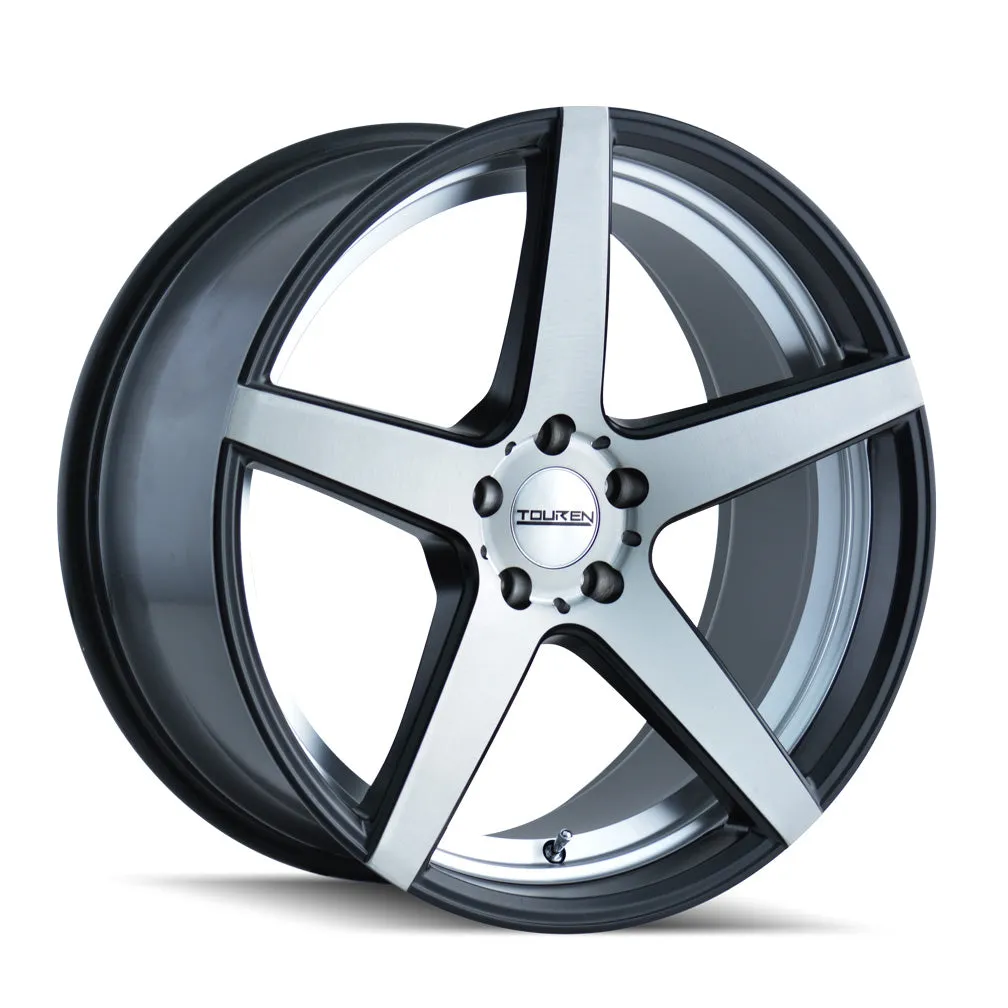 TOUREN 3220 | MATTE BLACK/MACHINED FACE/MACHINED UNDERCUT | 5x112 | 20x8.5 | 30mm