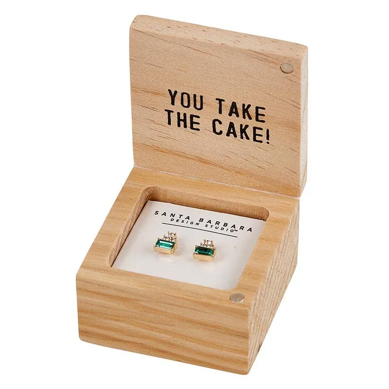 Treasure Box Earrings - Happy Birthday!