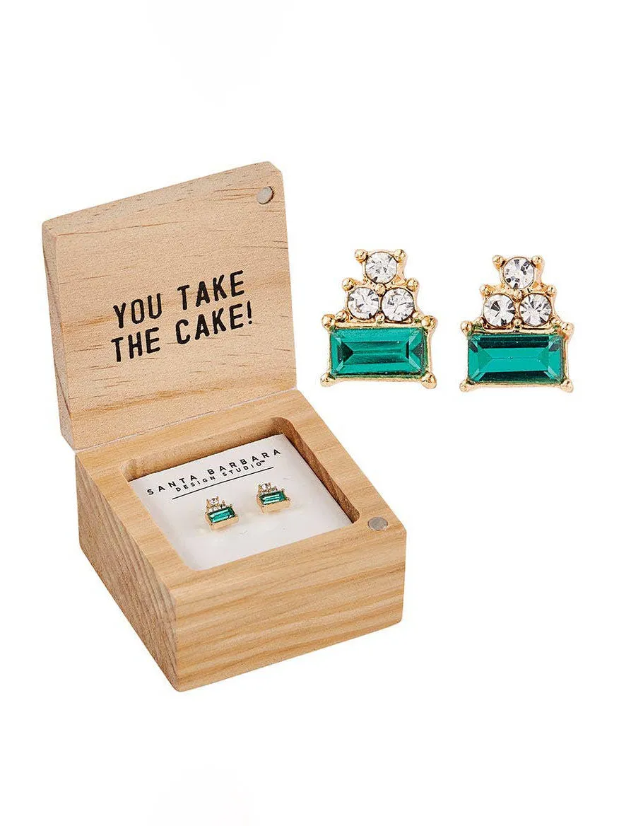 Treasure Box Earrings - Happy Birthday!