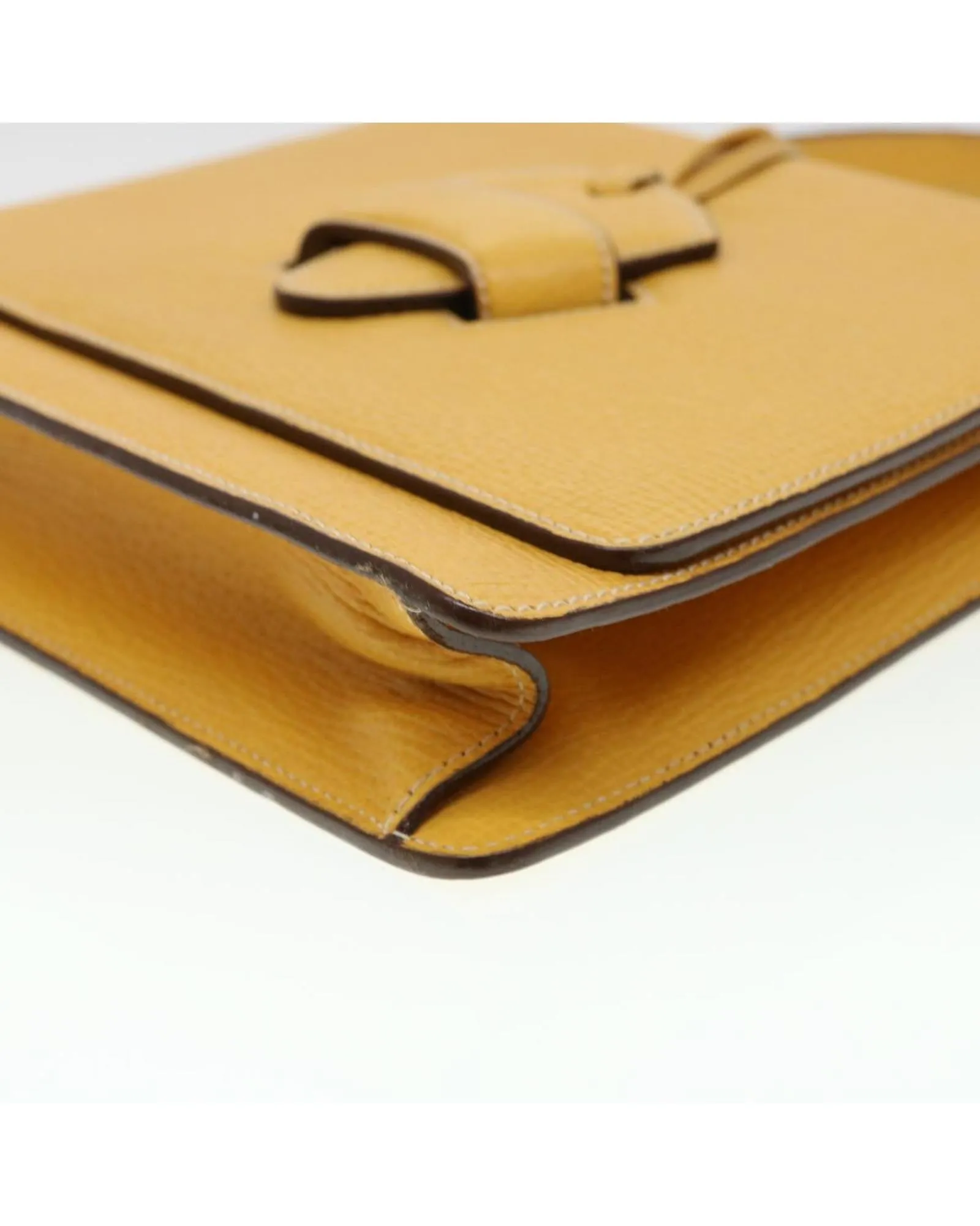 Yellow Leather Loewe Barcelona Hand Bag - Authentic (am4030)