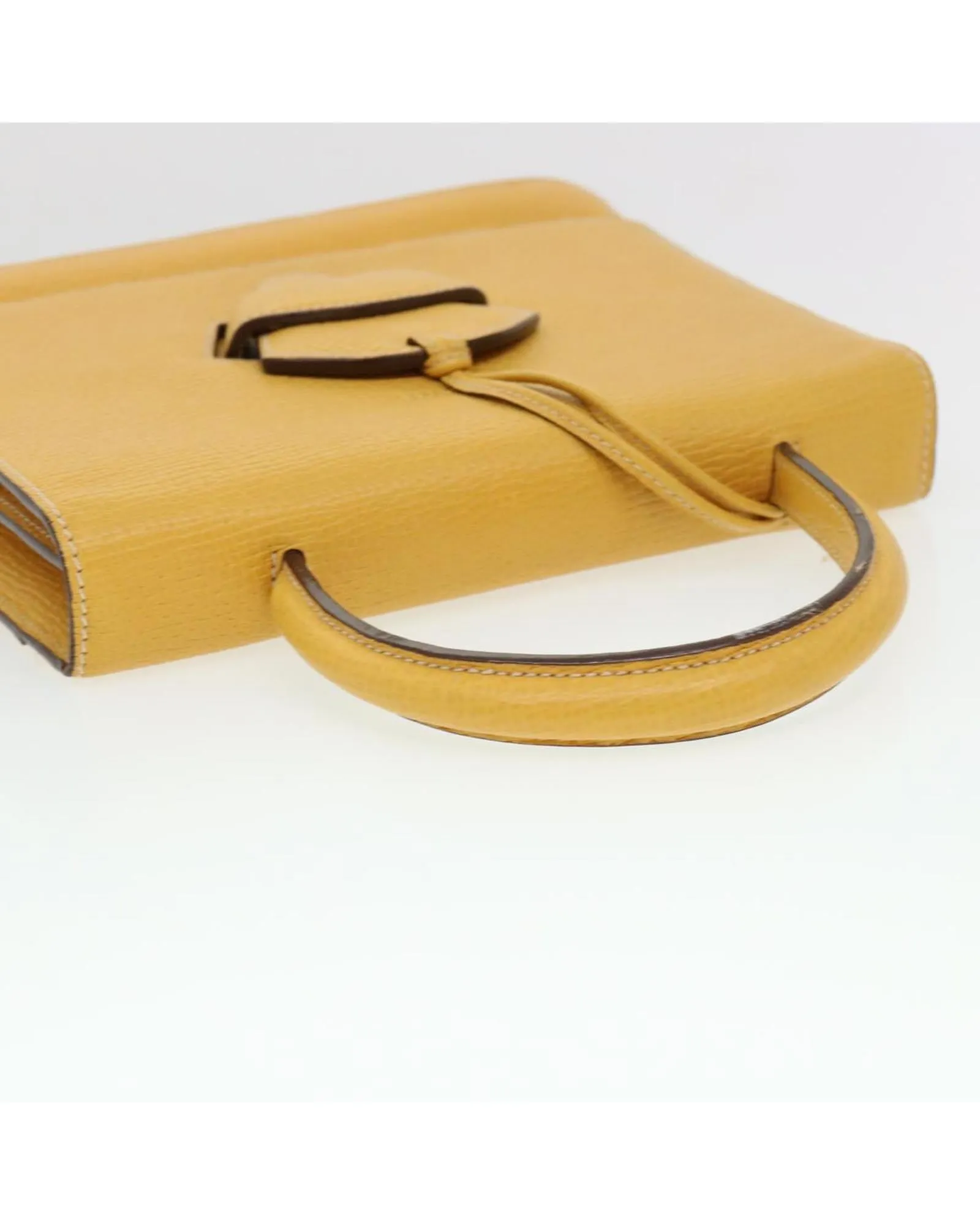 Yellow Leather Loewe Barcelona Hand Bag - Authentic (am4030)